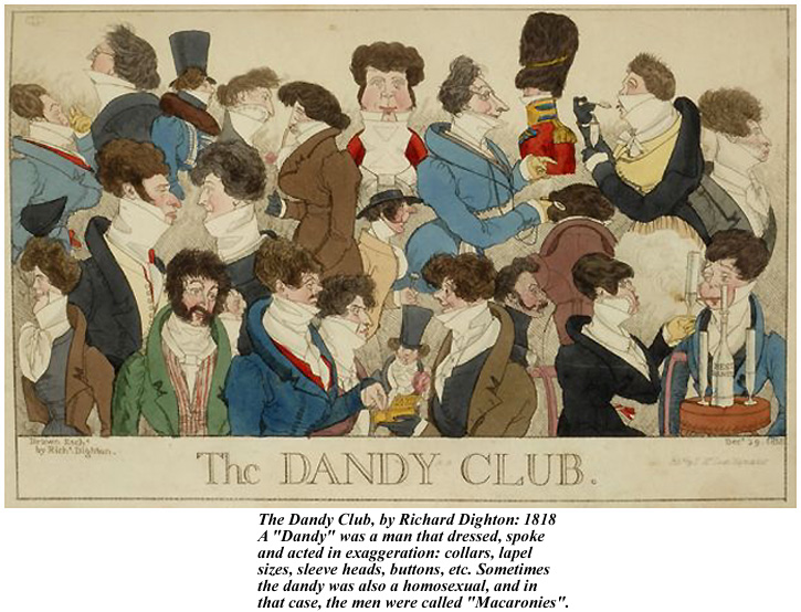 The Dandy Club Richard Dighton 1818